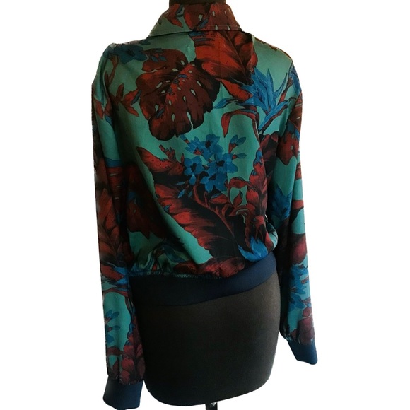 Urban Outfitters Tropical Bomber Jacket - Picture 4 of 10